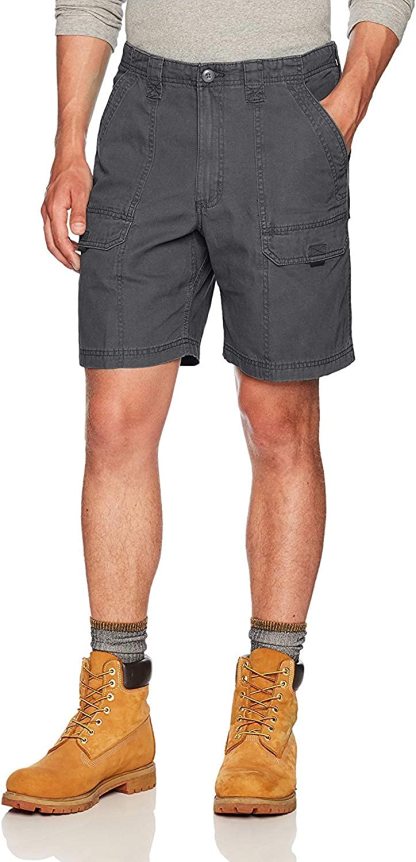 Elastane Adventure Canvas Hiker Shorts-Waves And Trunks