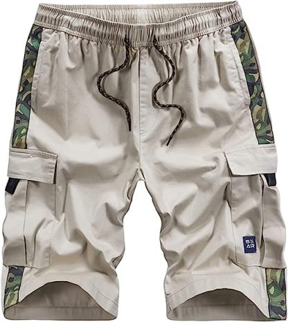 Cargo Elastic Shorts-Waves And Trunks