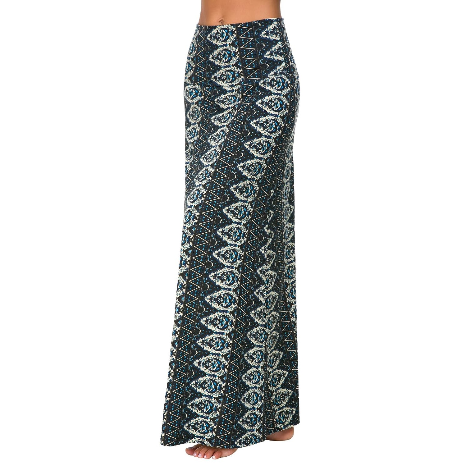 Comfy Long Flare Fold Skirt For Women