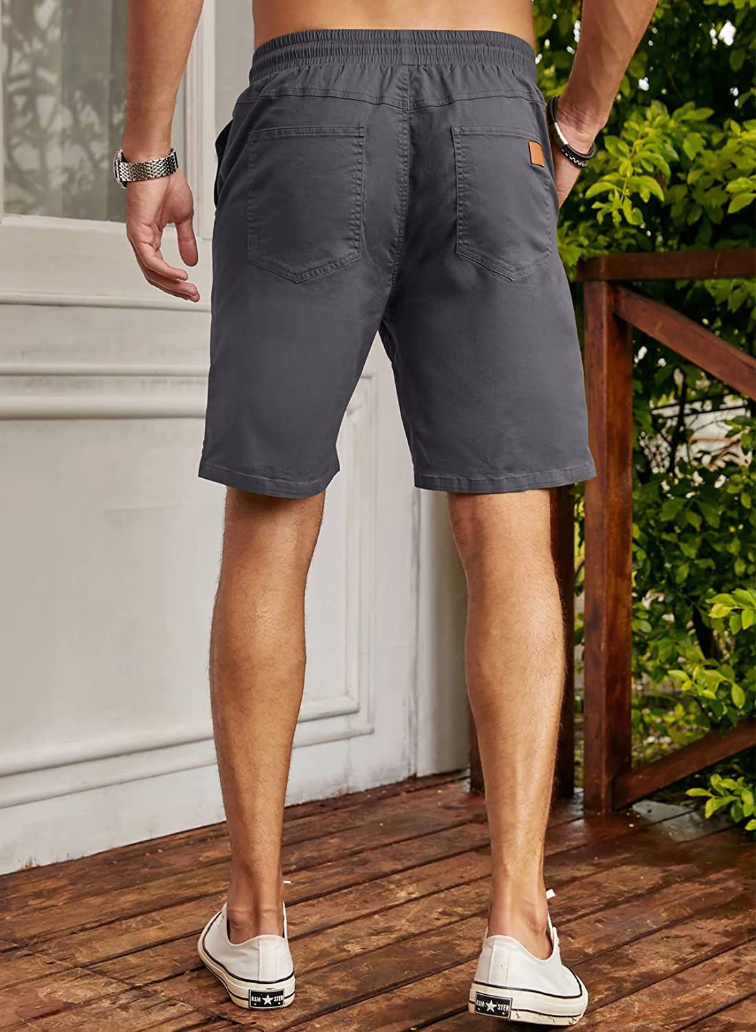 Flex Twill Chino Beach Stretch Shorts-Waves And Trunks
