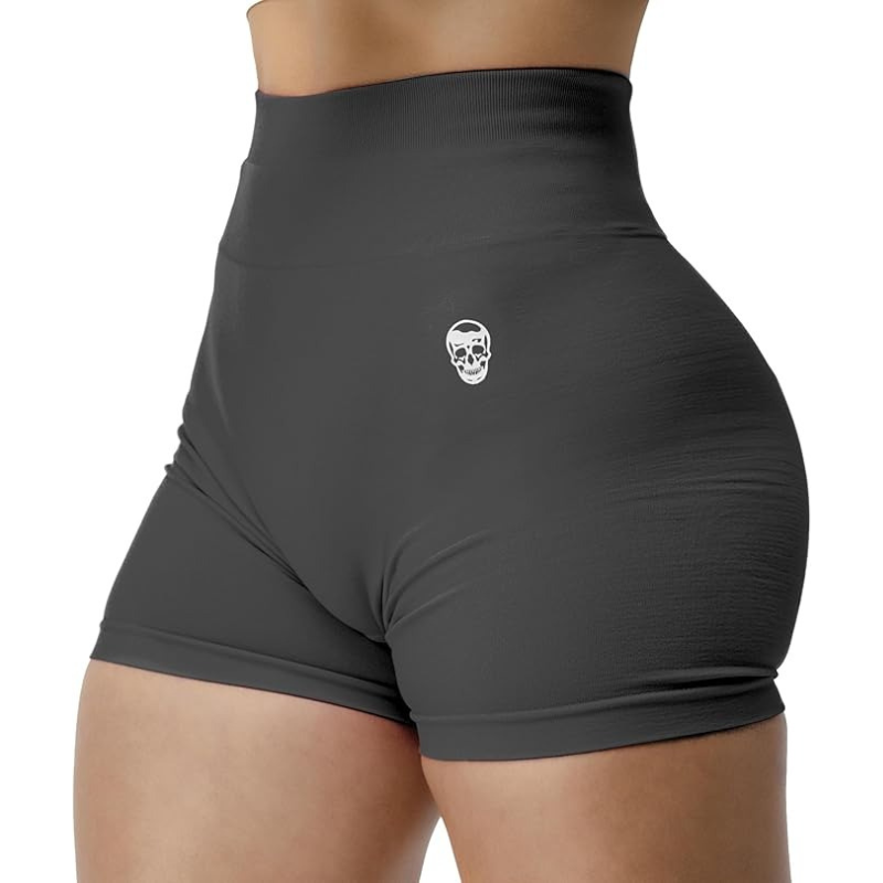The Seamless Workout Shorts – High-Waisted Compression Activewear-Waves And Trunks