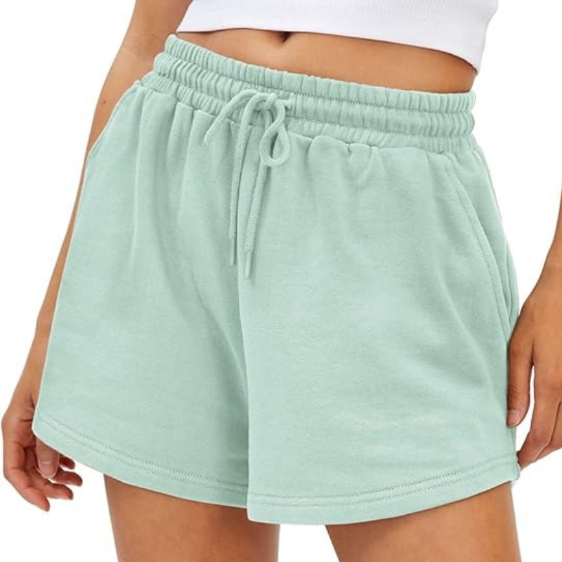 Soft Drawstring Lounge Shorts – Lightweight Comfort with Side Pockets-Waves And Trunks
