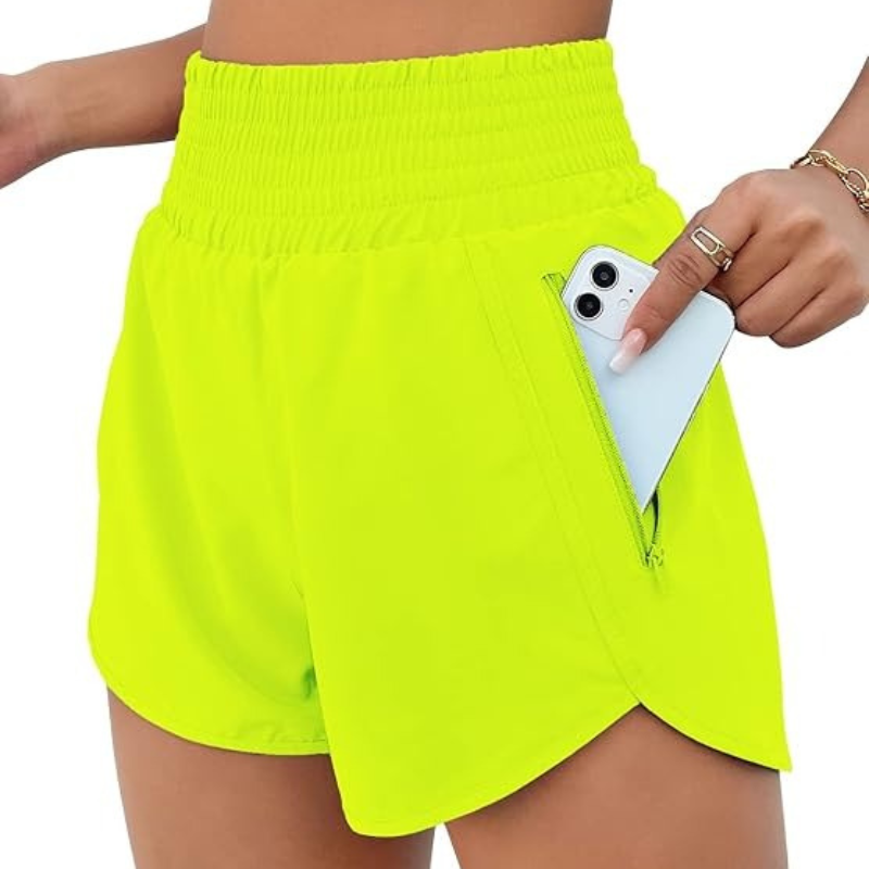Elastic Active Pocket Shorts-Waves And Trunks