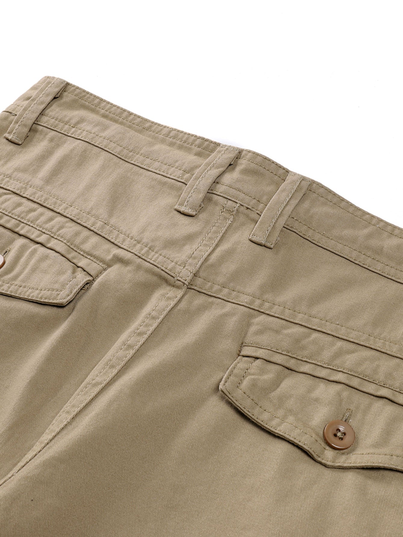 Plain Pattern Chino Shorts-Waves And Trunks