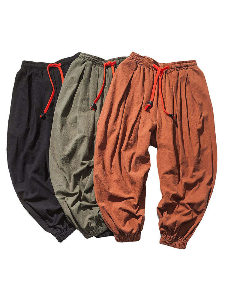 Harlan Loose Drawstring Pants-Waves And Trunks
