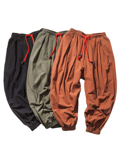 Harlan Loose Drawstring Pants-Waves And Trunks