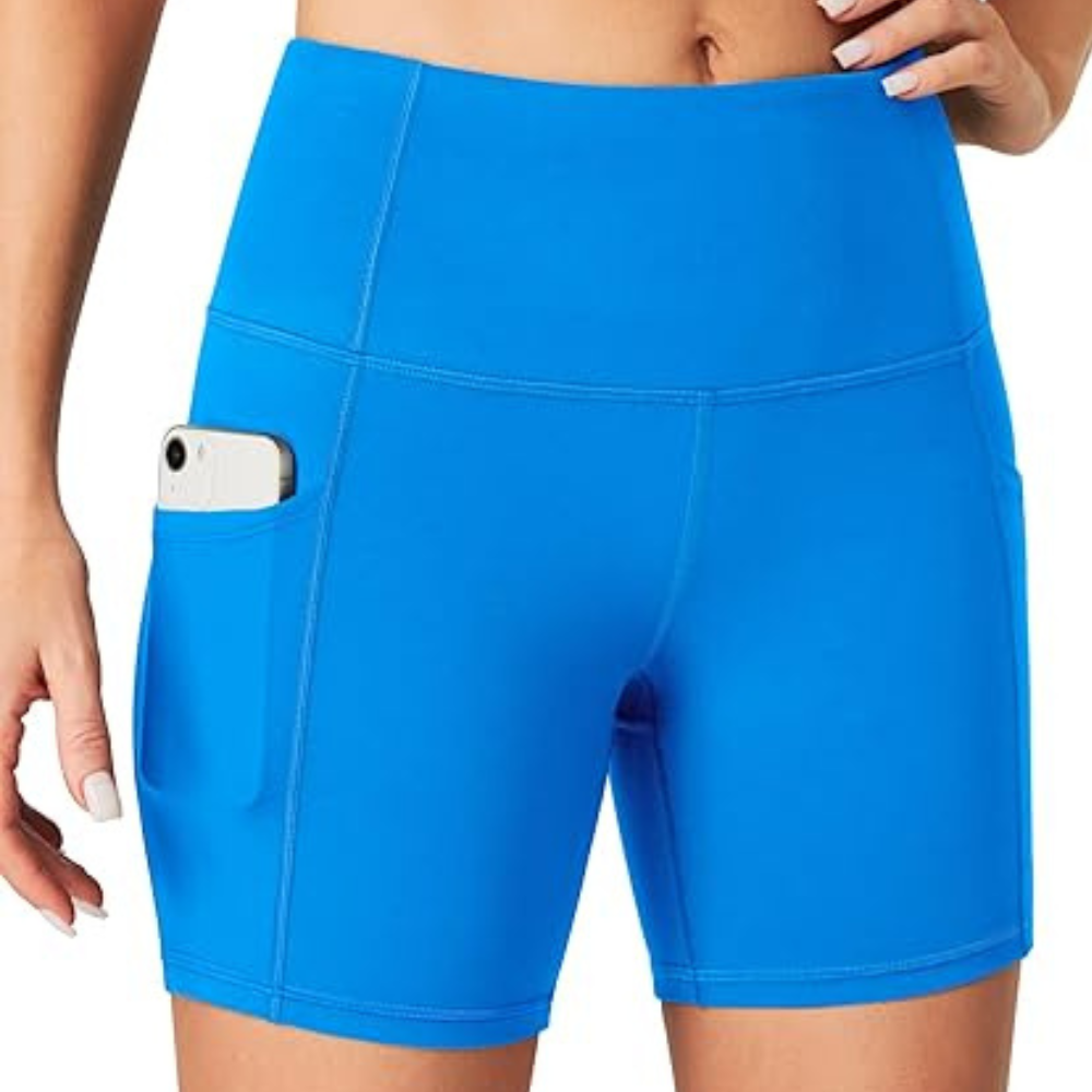 Biker Shorts Pockets Design – Stretch Fabric for Workouts-Waves And Trunks