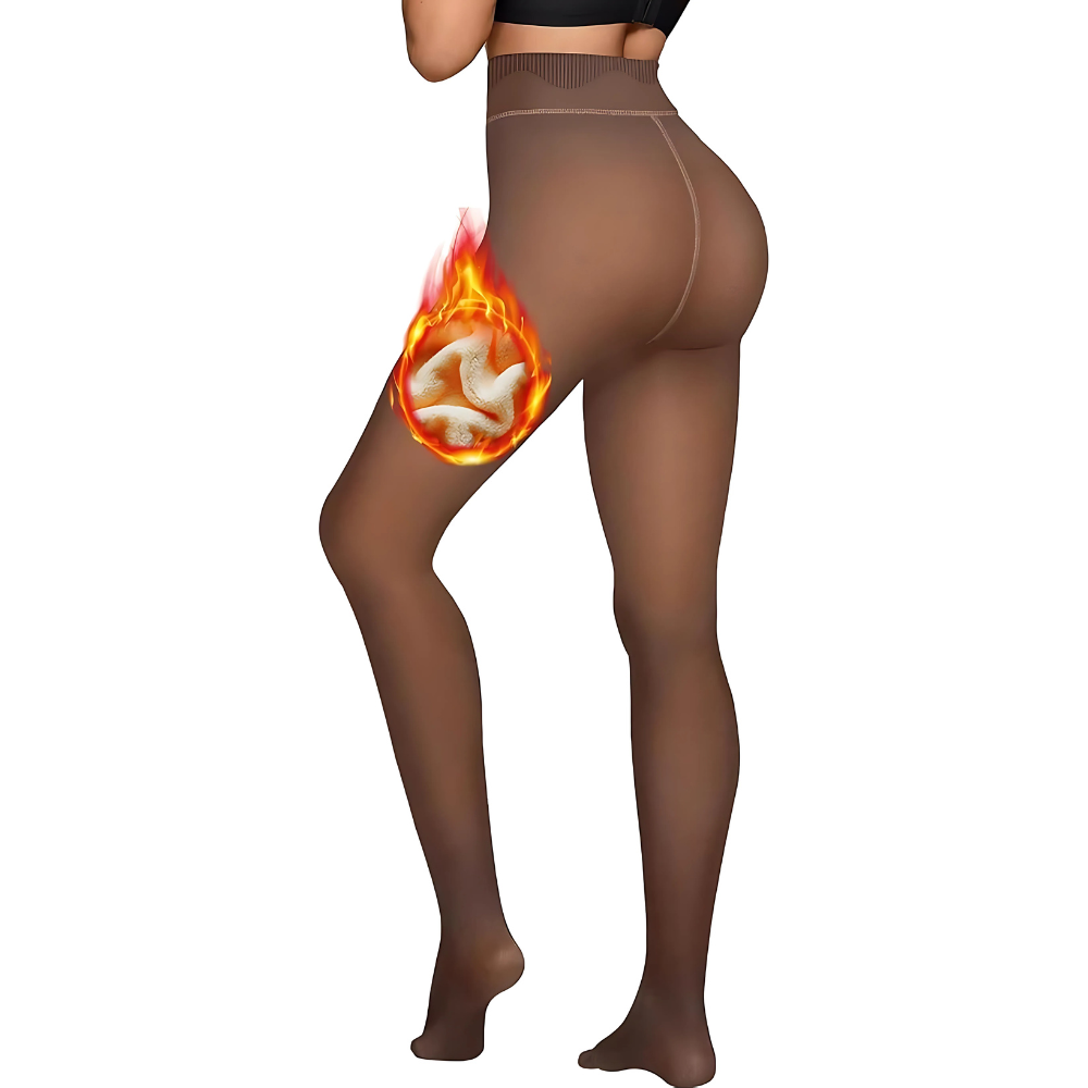 Fleece Lined Tights For Cold Weather-Waves And Trunks