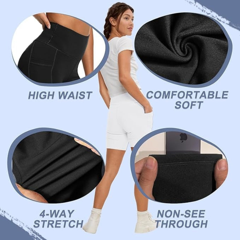 Seamless Compression Pocket Shorts – Flexible and Functional Fit-Waves And Trunks