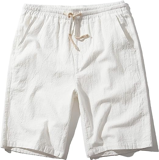 Casual Elastic Waist Shorts-Waves And Trunks