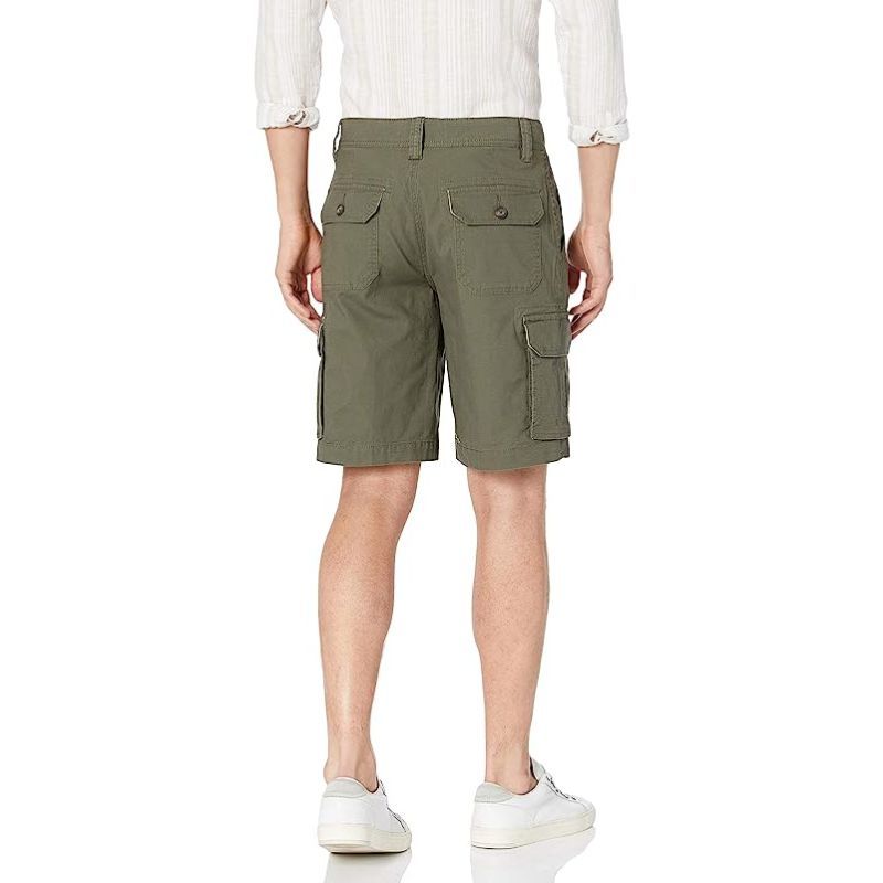 Lightweight Button Closure Cargo Short-Waves And Trunks
