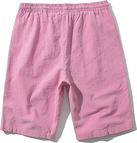 Casual Elastic Waist Shorts-Waves And Trunks
