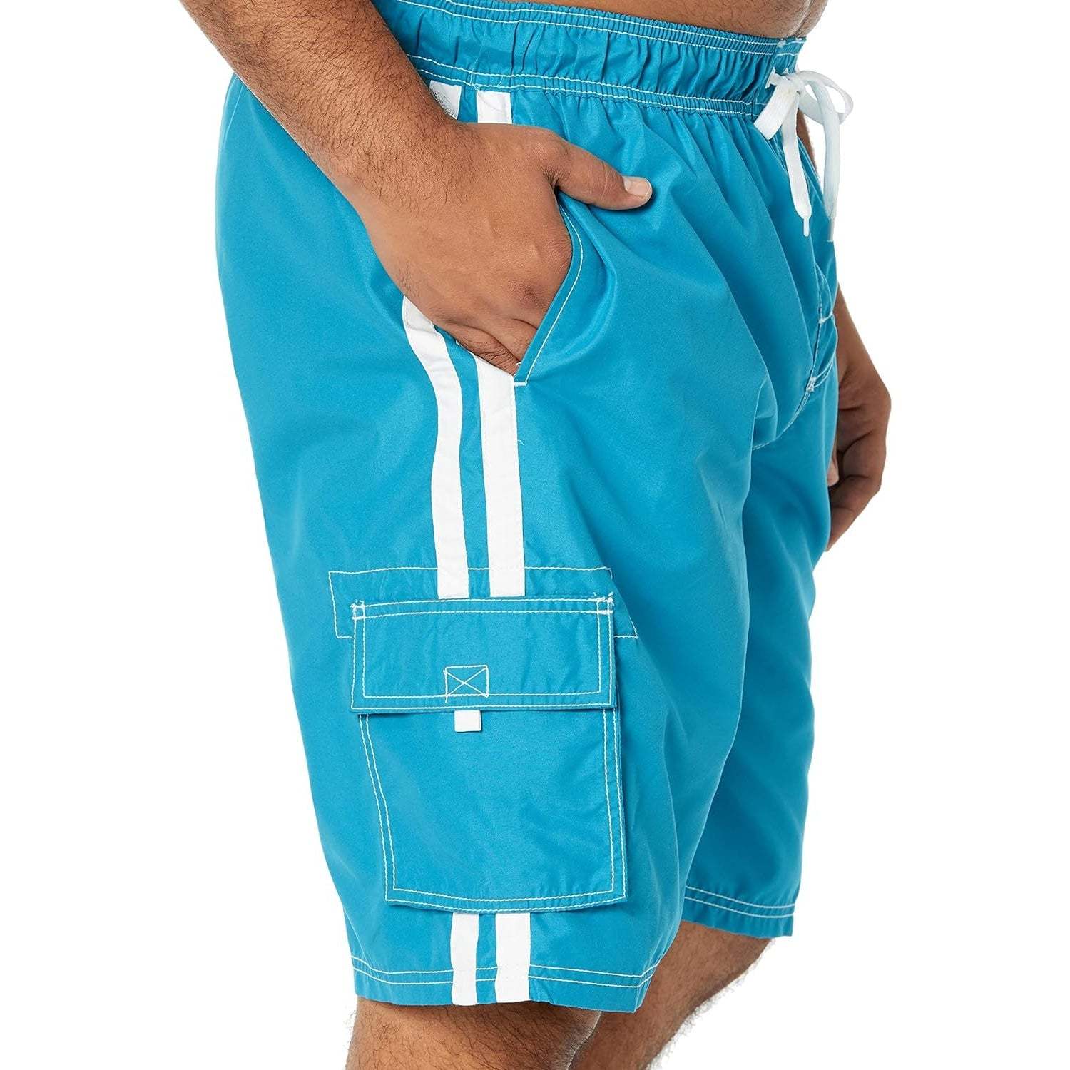 Side Pockets Swim Trunks-Waves And Trunks