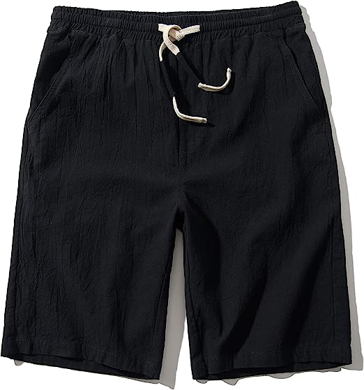 Elastic Waist Shorts-Waves And Trunks