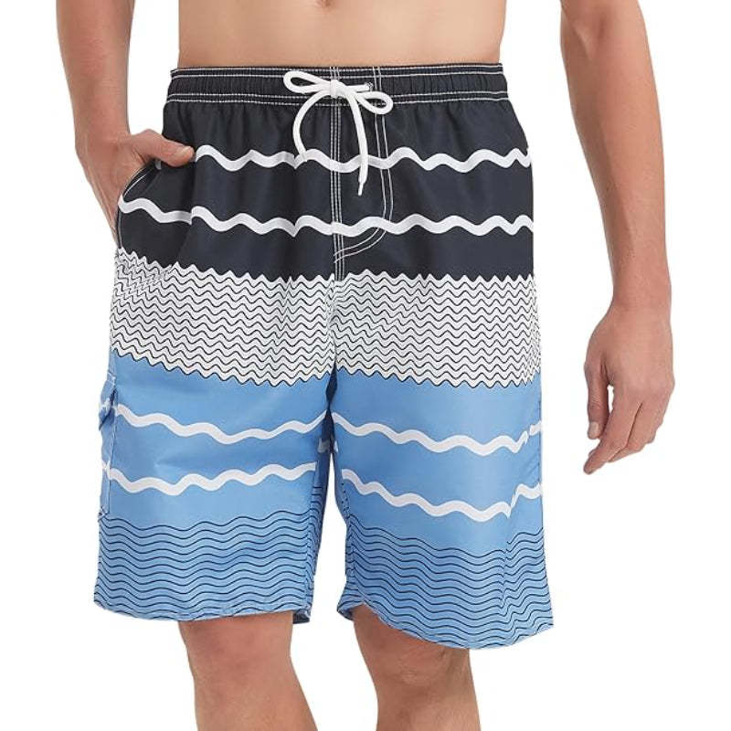 Vibrant Tropical Swim Shorts