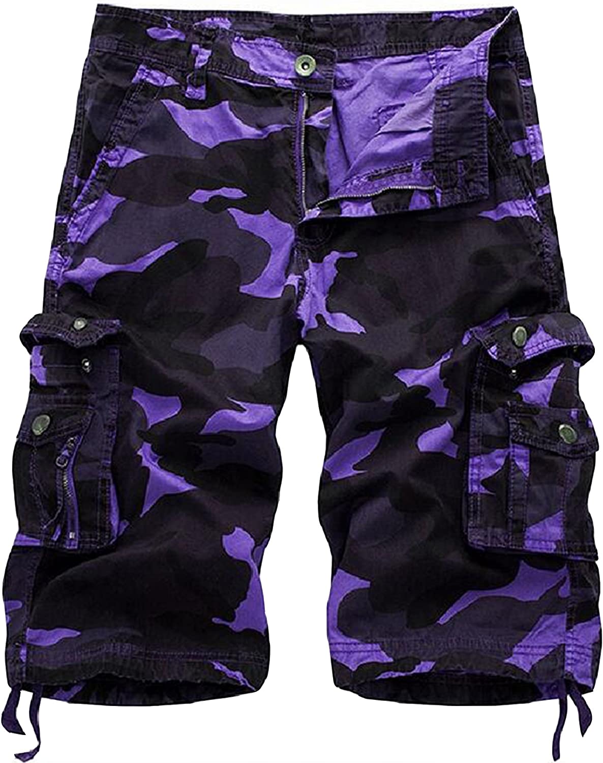 Camouflage Cargo Shorts-Waves And Trunks