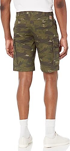 Canvas Relaxed Fit Cargo Short-Waves And Trunks