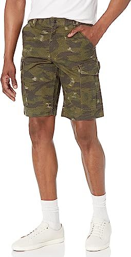 Canvas Relaxed Fit Cargo Short-Waves And Trunks