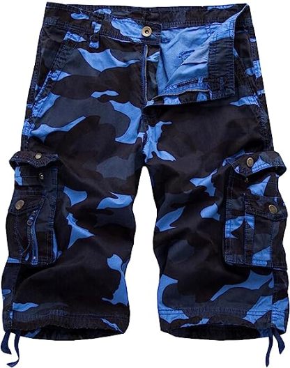 Camo Cargo Shorts-Waves And Trunks