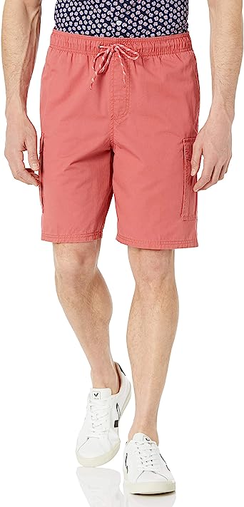 Elastic Waist Closure Cargo Short-Waves And Trunks