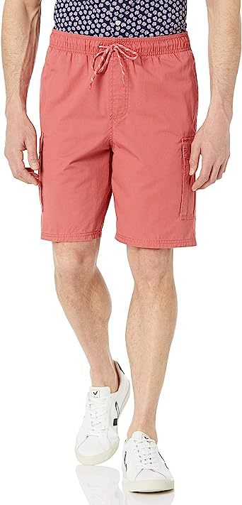 Elastic Waist Closure Cargo Short-Waves And Trunks