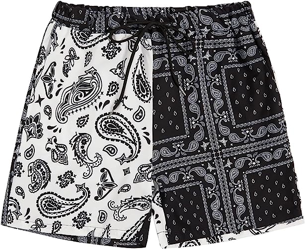 Printed Shorts With Pocket-Waves And Trunks