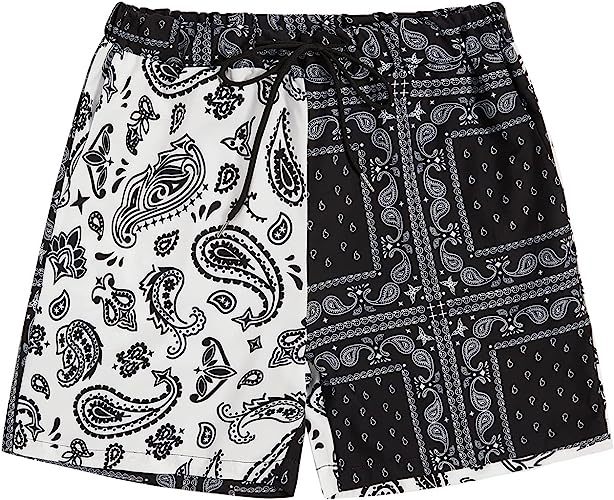 Printed Shorts With Pocket-Waves And Trunks