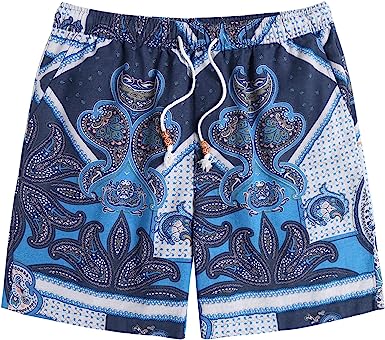 Lightweight Drawstring Summer Beach Shorts-Waves And Trunks