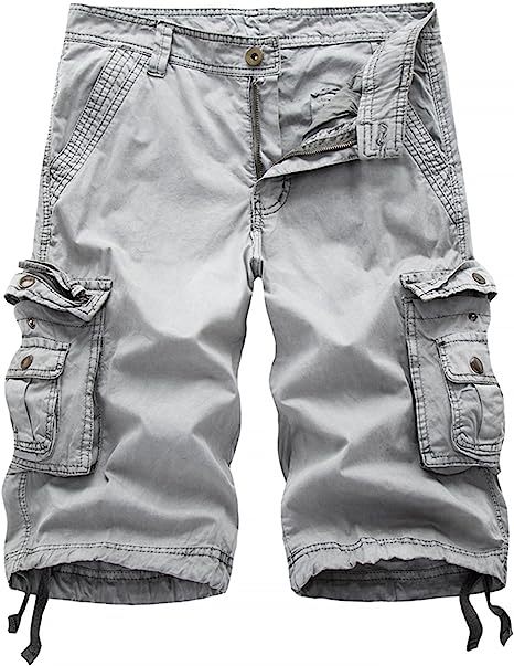 Cotton Fit Cargo Shorts-Waves And Trunks
