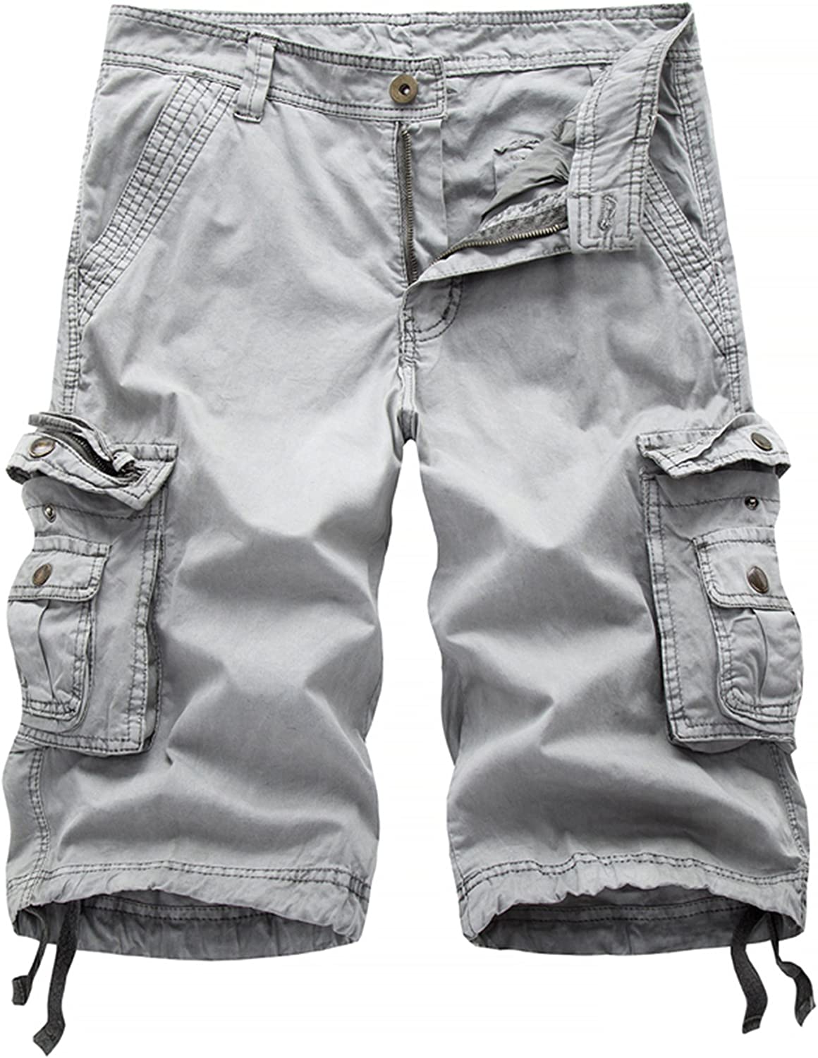 Relaxed Fit Multi Pocket Shorts-Waves And Trunks