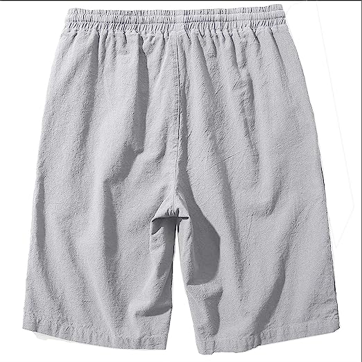 Casual Elastic Waist Shorts-Waves And Trunks