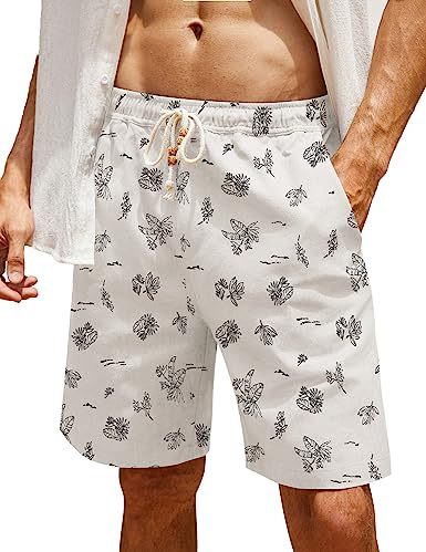 Lightweight Drawstring Summer Beach Shorts-Waves And Trunks