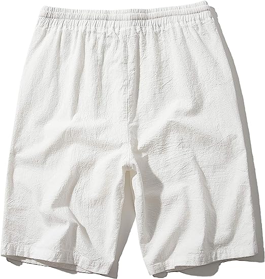 Casual Elastic Waist Shorts-Waves And Trunks