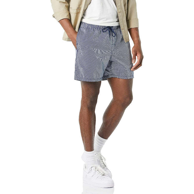 Easy Fit Drawstring Shorts-Waves And Trunks