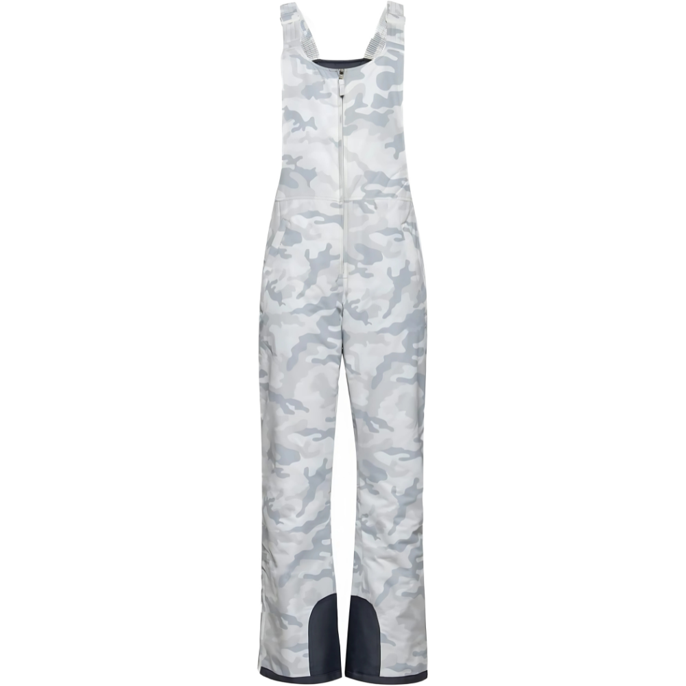 Insulated Adjustable Bib Overalls With Pockets-Waves And Trunks