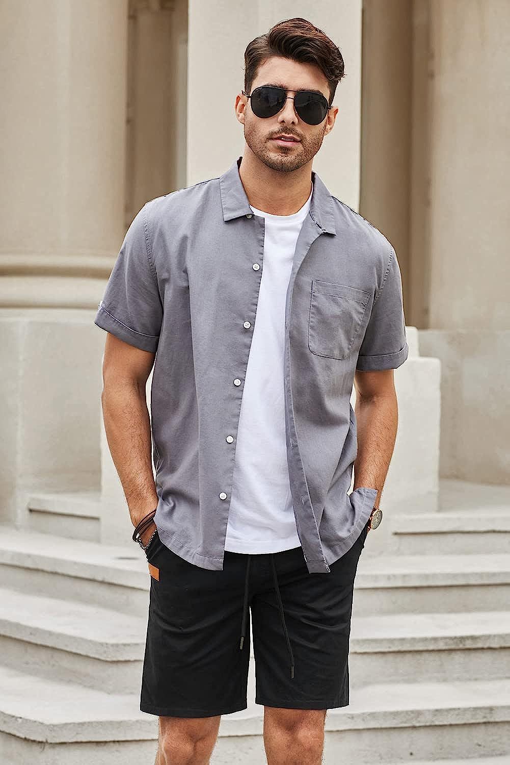 Flex Twill Chino Beach Stretch Shorts-Waves And Trunks