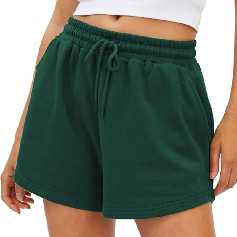 Soft Drawstring Lounge Shorts – Lightweight Comfort with Side Pockets-Waves And Trunks