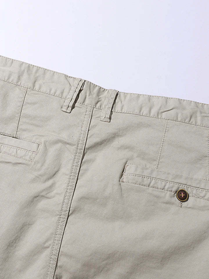 Plain Chino Shorts With Pocket-Waves And Trunks