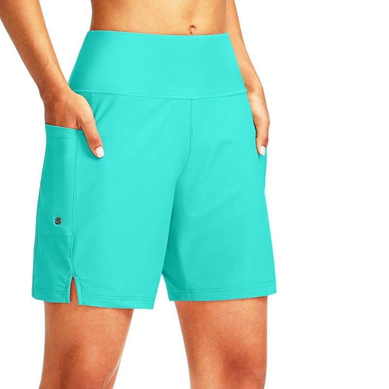 Swim Board Shorts Quick Dry with Liner and Functional Pockets-Waves And Trunks