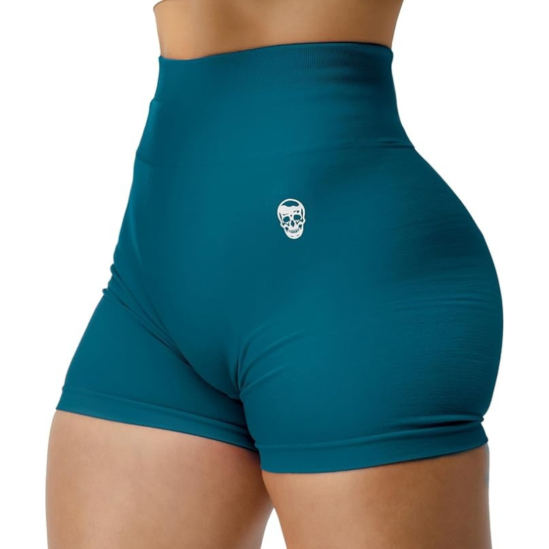 The Seamless Workout Shorts – High-Waisted Compression Activewear-Waves And Trunks