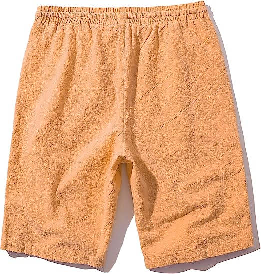 Casual Elastic Waist Shorts-Waves And Trunks