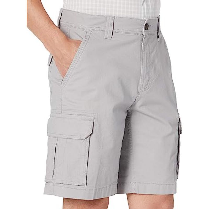 Lightweight Button Closure Cargo Short-Waves And Trunks