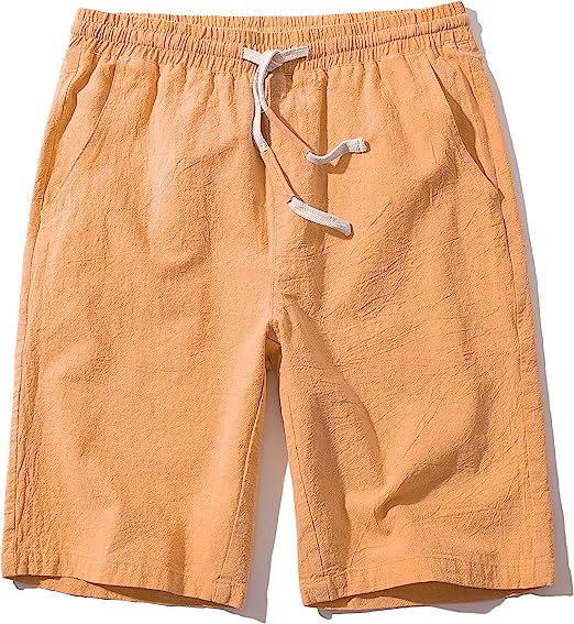 Casual Elastic Waist Shorts-Waves And Trunks