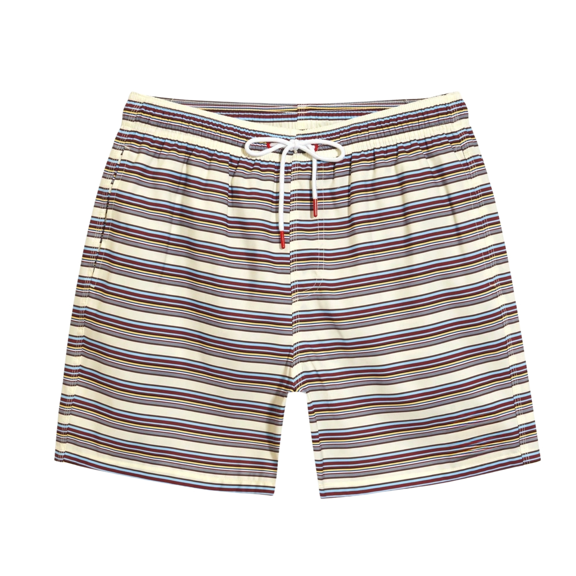 All Over Print Drawstring Beach Shorts Men Swim Trunks With One Piece Swimsuit Couple Set