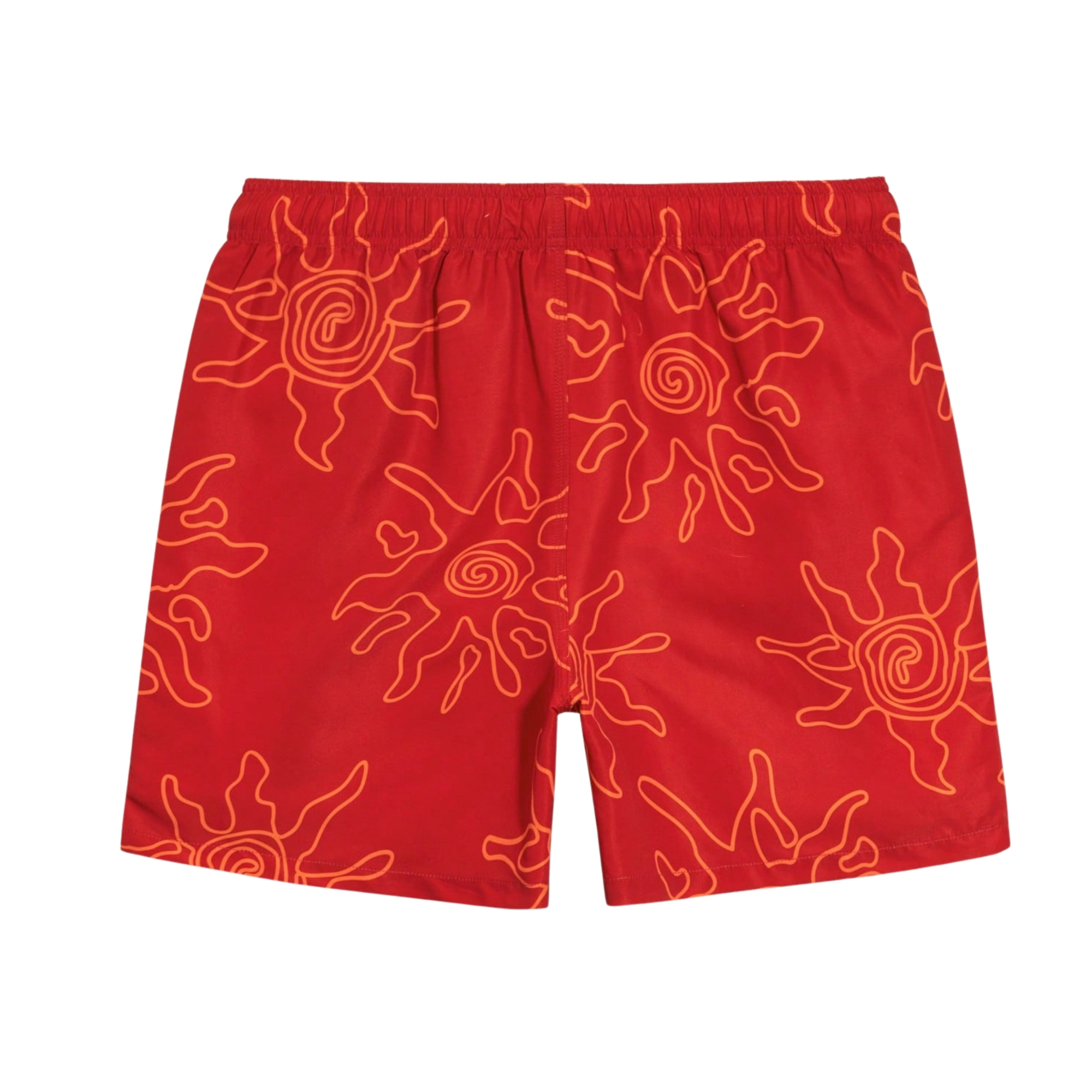 All Over Print Drawstring Beach Shorts Men Swim Trunks With One Piece Swimsuit Couple Set