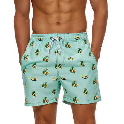 Avocado String Swim Shorts-Waves And Trunks