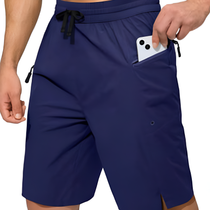 Beach Zipper Pockets Shorts-Waves And Trunks