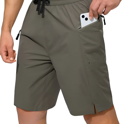 Beach Zipper Pockets Shorts-Waves And Trunks