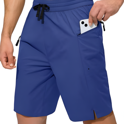 Beach Zipper Pockets Shorts-Waves And Trunks