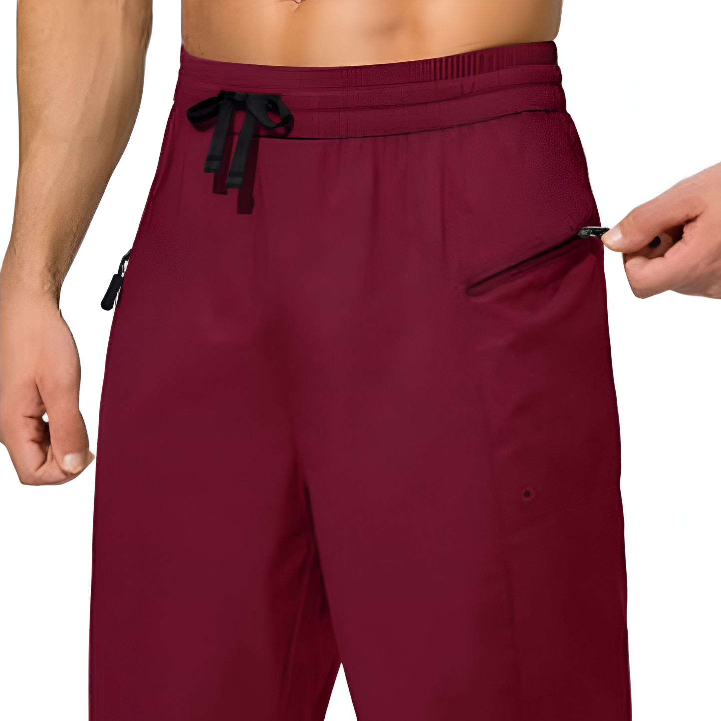Beach Zipper Pockets Shorts-Waves And Trunks